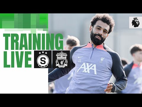 Live Training: Sparta Prague vs Liverpool | UEFA Europa League