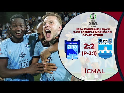 Zirə 2:2 ( P-2:1) Osiyek | UEFA Konfrans Liqası, 3-cü təsnifat mərhələsi, cavab oyunu | İCMAL