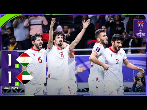 #AsianCup2023 | Round of 16 : Tajikistan 1 (5) - (3) 1 United Arab Emirates