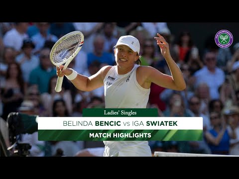 UNSTOPPABLE | Belinda Bencic vs Iga Swiatek | Highlights | Wimbledon 2025