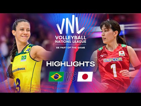 🇧🇷 BRA vs. 🇯🇵 JPN - Semi Finals | Highlights | Women&#039;s VNL 2024