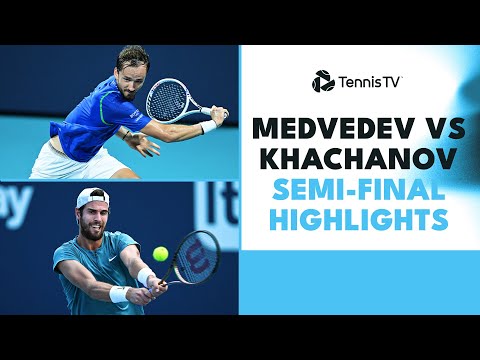 Daniil Medvedev &amp; Karen Khachanov&#039;s Entertaining Semi-Final Encounter! | Miami 2023