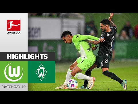 Thrilling Up and Down! | VfL Wolfsburg - SV Werder Bremen 2-2 | Highlights | Matchday 10 – 2023/24