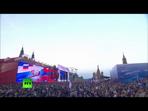 Трансляция: праздничный концерт на Красной площади