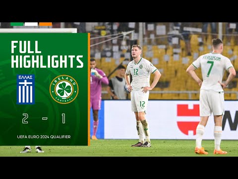 HIGHLIGHTS | Greece 2-1 Ireland | UEFA Euro 2024 Qualifier