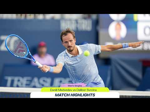 MEDVEDEV VS SVRCINA | NATIONAL BANK OPEN - TORONTO | ROUND 2