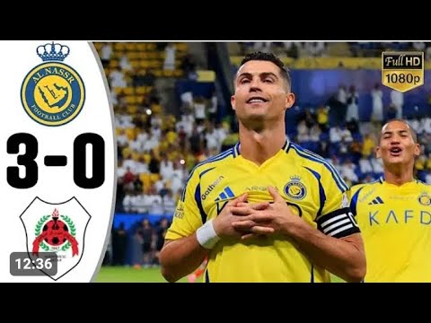 Al Nassr vs Al Rayyan 3-0 • Al Nassr Highlights &amp; All Goals 2024 • Al Nassr Tadi Malam