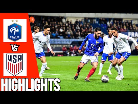 France vs USA | All Goals &amp; Highlights | U23 International Friendly | 25/03/24