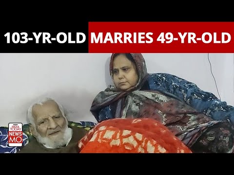 103-Yr-Old Bhopal Man Married 49-Yr-Old, Locals Greet The Newlyweds In The Viral Video