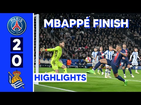 🔵🔴 PSG vs Real Sociedad (2-0) | Extended Highlights &amp; All Goals Mbappé &amp; Barcola