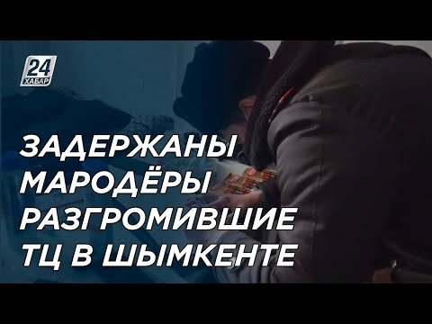 Задержаны мародёры, разгромившие ТЦ в Шымкенте