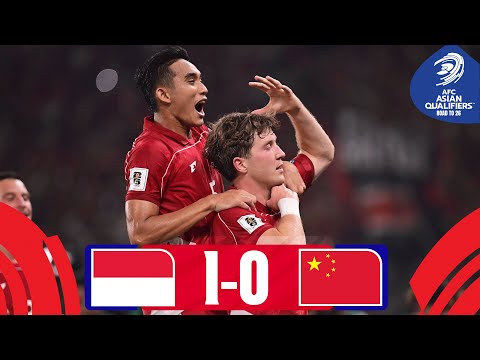 INDONESIA BOOST QUALIFYING HOPES! | Indonesia - China PR | Highlights #AsianQualifiers - Road To 26