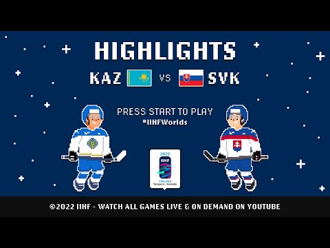 Highlights | Kazakhstan vs. Slovakia | 2022 #IIHFWorlds