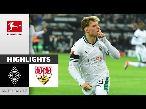 Double-Hack Beats VfB! | M&#039;gladbach - VfB Stuttgart 3-1 | Highlights | MD 17 – Bundesliga 2023/24