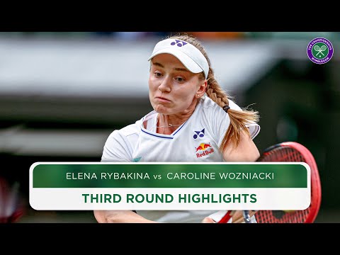 Rybakina rolls over grand-slam Champ | Elena Rybakina vs Caroline Wozniacki | Highlights | Wimbledon