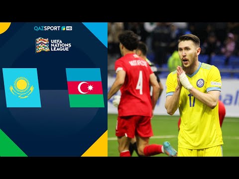 Обзор матча Казахстан - Азербайджан - 2:0. Лига Наций УЕФА