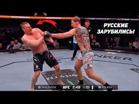 ВОТ ЭТО РУБКА! Полный бой: ПАВЛОВИЧ vs ВОЛКОВ. ШАРА БУЛЛЕТ, УИТТАКЕР - АЛИСКЕРОВ НОВОСТИ ММА