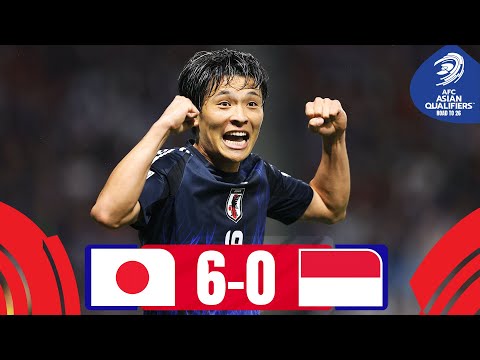 JAPAN RUN RIOT, Indonesia look ahead! | Japan - Indonesia | Highlights #AsianQualifiers - Road To 26
