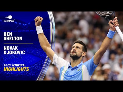 Ben Shelton vs. Novak Djokovic Highlights | 2023 US Open Semifinal