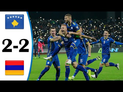 Armenia vs Kosovo 2-2 All Highlights 16.11.2022