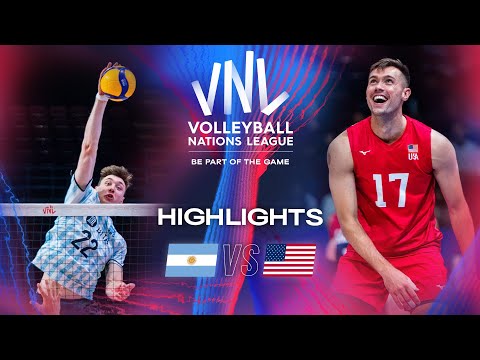 🇦🇷 ARG vs. 🇺🇸 USA - Highlights | Week 2 | Men&#039;s VNL 2024