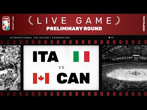 Italy - Canada | Live | Group B | 2021 IIHF Ice Hockey World Championship