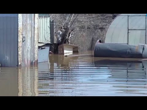 Вода хлынула в Челябинск и Уфу. Дома затоплены, людей и животных эвакуируют