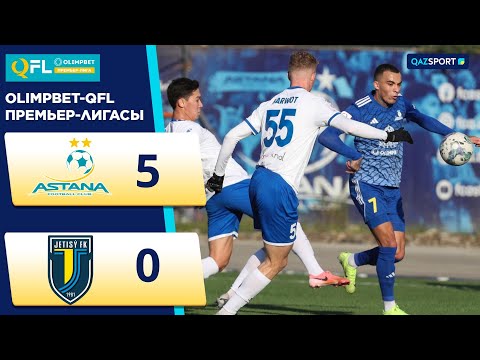 Ойынның шолуы | Астана – Жетісу - 5:0 | Olimpbet QFL Премьер-Лигасы | ХХVI тур