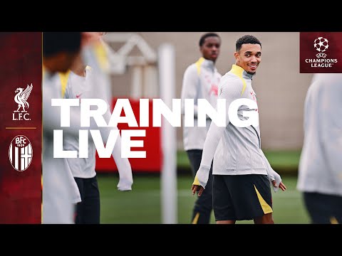 TRAINING: UEFA Champions League Warm-Up | Liverpool FC vs Bologna