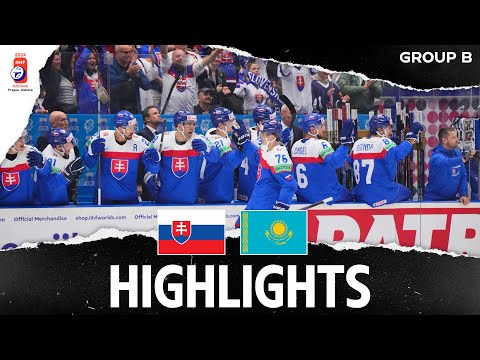 Highlights: Slovakia vs Kazakhstan | 2024 #MensWorlds