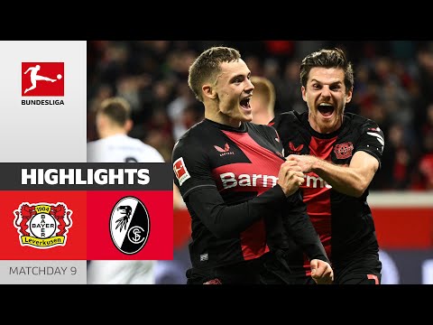 Flawless! Leverkusen Still Unbeaten! | Leverkusen - Freiburg 2-1 | Highlights | MD 9 – Bundesliga