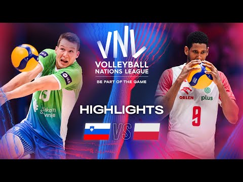 🇸🇮 SLO vs. 🇵🇱 POL - Bronze Match | Highlights | Men&#039;s VNL 2024