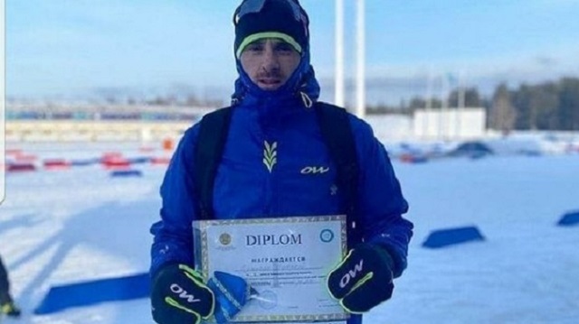 Третью победу одержал лыжник из Костаная Виталий Пухкало на чемпионате Казахстана