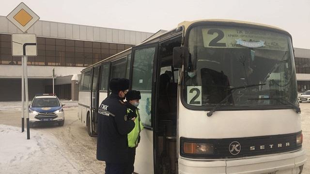 Сколько нарушений выявлено в Костанае за время ОПМ «Автобус»