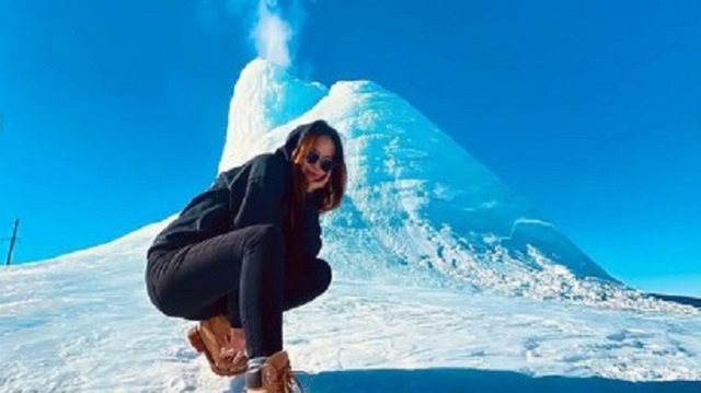 «Ледяной вулкан»: Красивое место в Алматинской области пользуется спросом среди туристов