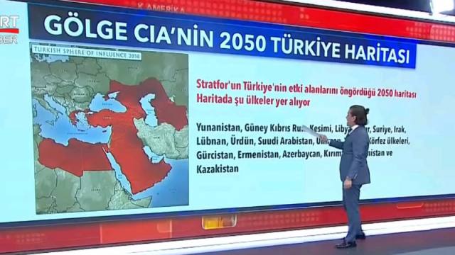 На турецком ТВ показали карту расширения влияния на Казахстан