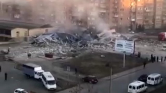 Во Владикавказе произошёл мощный взрыв в Магните