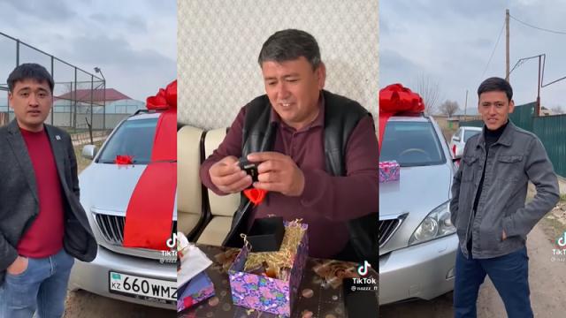 «До слез»: Подарок сыновей растрогал жителя Туркестанской области