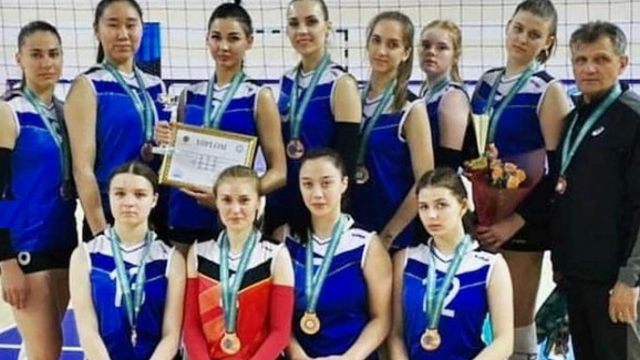 Костанайские волейболистки взяли бронзу на чемпионате Казахстана
