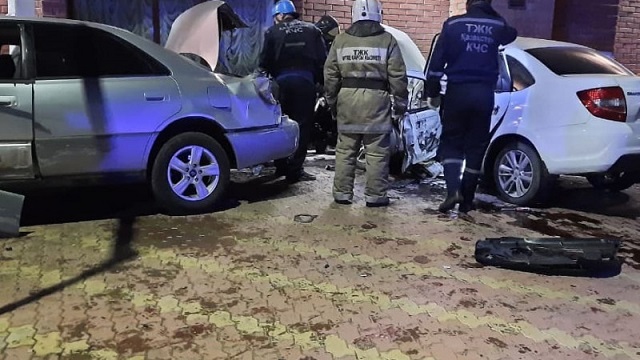 Два человека погибли в ночном ДТП в центре Павлодара