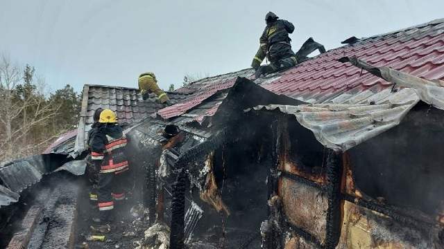 «Короткое замыкание»: Крупный пожар произошел в Павлодаре