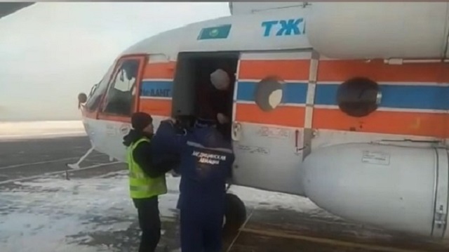 Вертолёт доставил младенца в тяжёлом состоянии в больницу ВКО