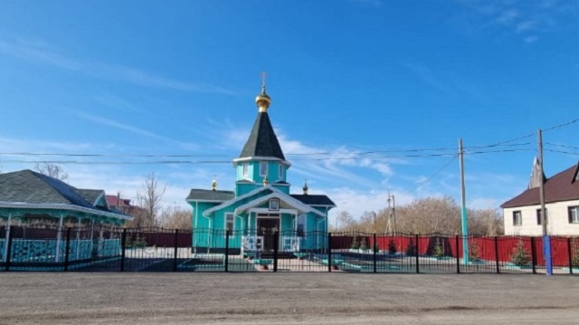 В селе Карасуского района построен православный храм