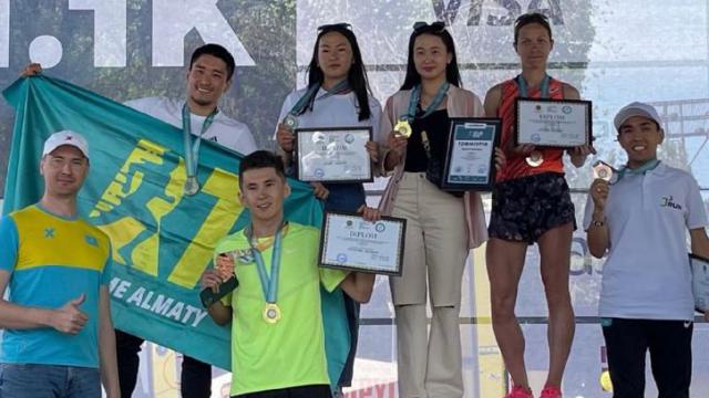 Костанайка отличилась на чемпионате Казахстана по полумарафону