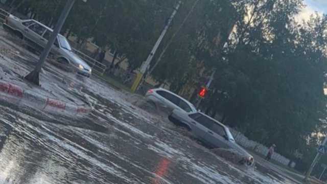После сильного дождя снова случился потоп в Костанае
