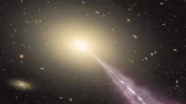 Два неопознанных объекта вылетели из чёрной дыры — NASA