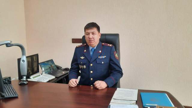 Новый замначальника полиции назначен в Костанайской области