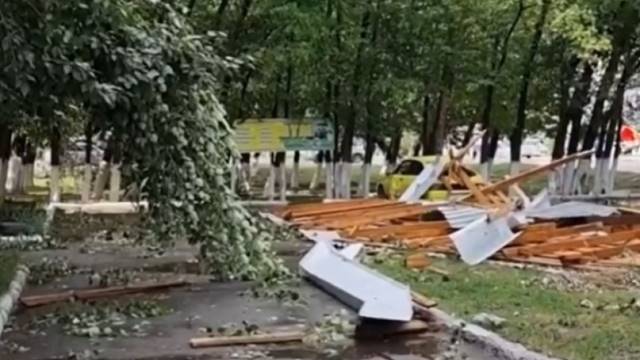 Мощный ураган в Курской области. Погибли два человека