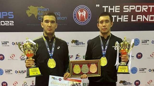 Два костанайца стали чемпионами Азии по кикбоксингу