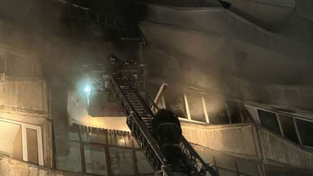 Пожар в высотке в Караганде. Подробности